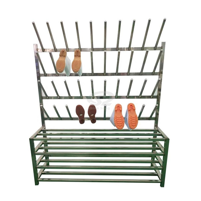 4 Layers Stainless Steel Boot Storage Rack