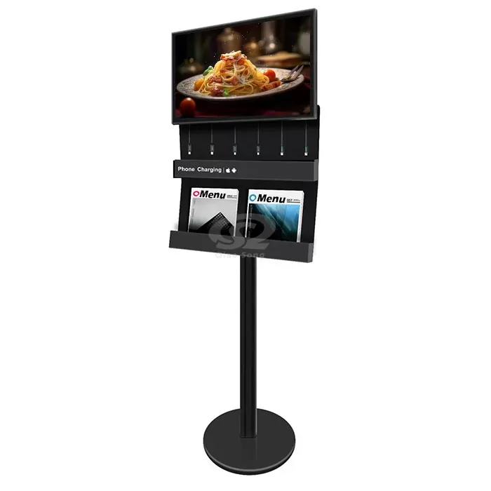 LCD Charging Station with Menu Holder